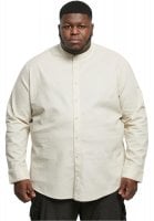 Cotton Linen Stand Up Collar Shir 15