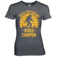 Social Distancing World Champion Pige T-shirt 2