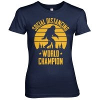 Social Distancing World Champion Pige T-shirt 3
