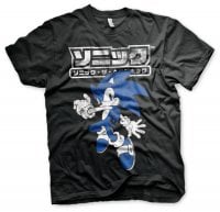 Sonic The Hedgehog Japanese Logo T-Shirt 3
