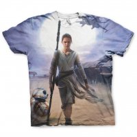 Star Wars Rey Allover Printed T-Shirt