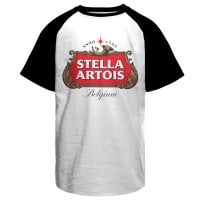 Stella Artois Belgium Logo Baseball T-Shirt 1