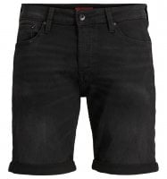 Herre sorte jeans shorts - Jack And Jones