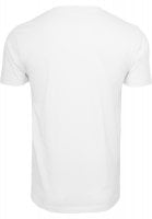 T-shirt med NASA-tryk i sort og hvid rygg