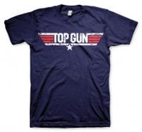 Top Gun Distressed Logo T-Shirt 1