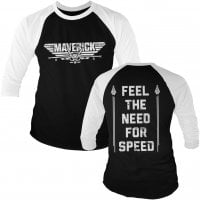 Top Gun Maverick - Need For Speed Baseball 3/4 Sleeve Tee 1