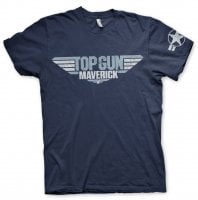 Top Gun Maverick Distressed Logo T-Shirt 4