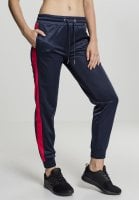 Ladies Cuff Track Pants navy red