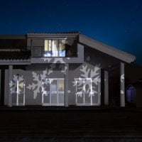 LED-projektor til udendørs brug snow