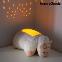 Blødt Bamse Får LED Projektor InnovaGoods 4