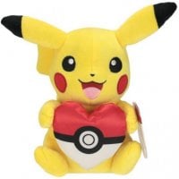 Valentine Pikachu - Plush 20 cm - Pokémon