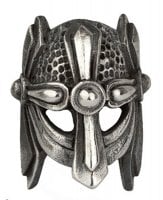 Vikingehjelm skægperle 925 sølv 1