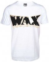WAX logo vit t-shirt