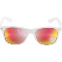 Wayfarer solbriller spejlglas hvide sløjfer 5