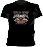 Wicked Sweet Skull svart t-shirt