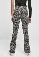 Zebra støvletter leggings dam