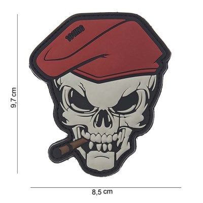 Skull cigar PVC patch
