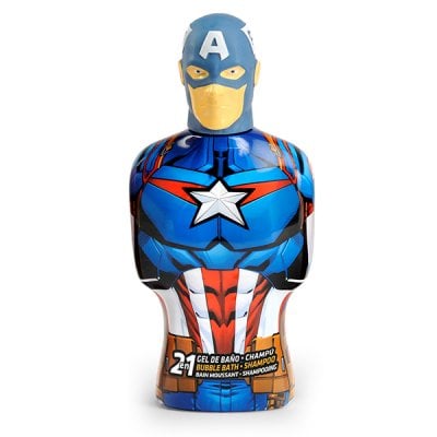 Gel og Shampoo 2 i 1 Avengers Capitán América Cartoon (475 ml)