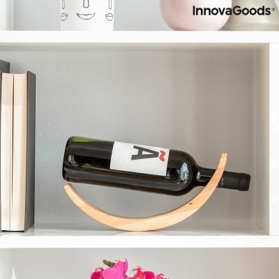 Flydende træ vin flaske Holder Woolance InnovaGoods