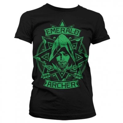 Arrow - Emerald Archer Girly T-Shirt 1