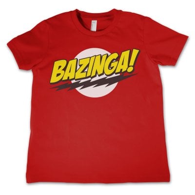Bazinga Super Logo Kids T-Shirt 1