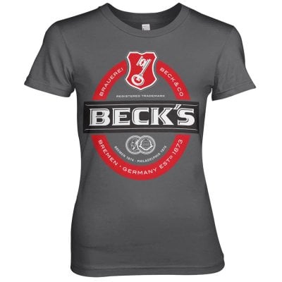Beck's Label Logo Dame T-shirt 1