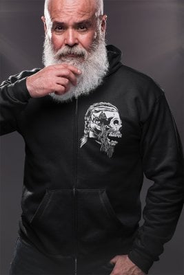 Better to be a wolf of Odin ziphoodie 1