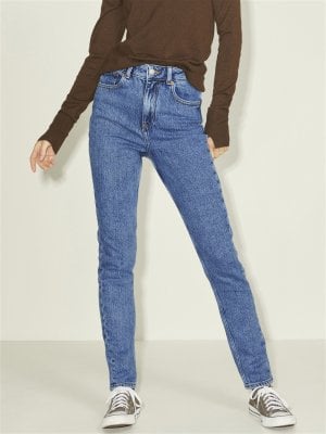 Blå Slimfit stretch jeans til kvinder 1