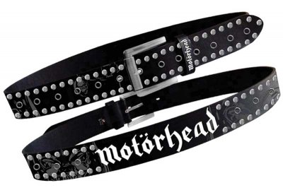 Motorhead Black Grommets Studs Belt 0