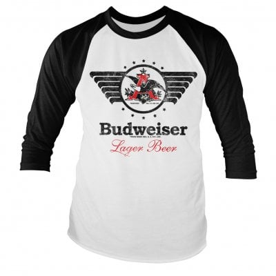 Budweiser Vintage Eagle Baseball Long Sleeve Tee 1