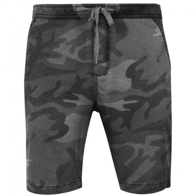 Gray Camo Jogging shorts