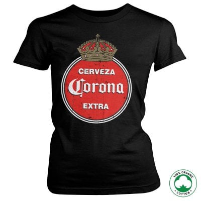 Corona Extra Retro Logo Organic Girly T-Shirt 1
