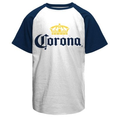 Corona Logo Baseball T-Shirt 1