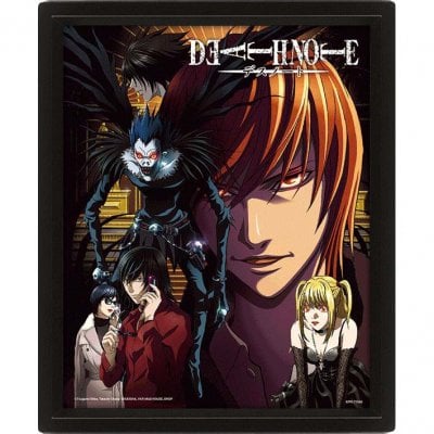 Death Note - 3D poster med ramme