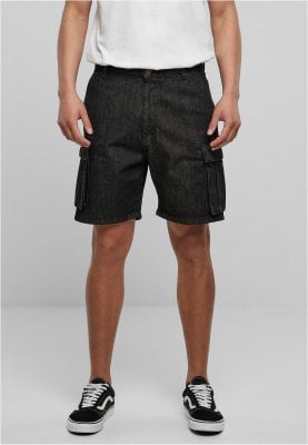 Økologiske cargo-shorts i jeans til mænd 1