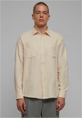 Plain flannel shirt for men 1