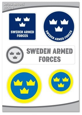 Swedish Airforce klistermärken