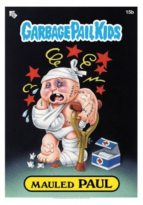Garbage Pail Kids - Mauled Paul Poster 50x70 cm 1