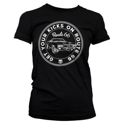 Get Your Kicks On Route 66 Girly Tee 1