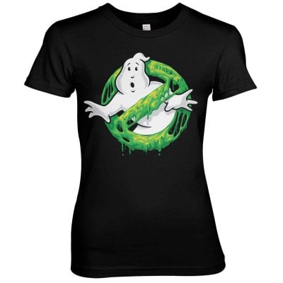 Ghostbusters Slime Logo Girly Tee 1