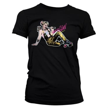 Harley Quinn Roller Skates girly T-hirt 1