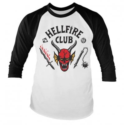 Hellfire Club Baseball Long Sleeve T-Shirt