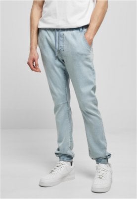 Jeans med elastik i taljen til mænd 10
