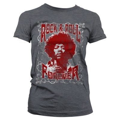 Jimi Hendrix - Rock 'n Roll Forever Pige T-shirt 1