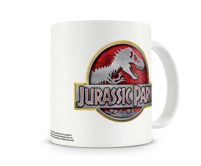 Jurassic Park Metallic Logo kaffekrus 1