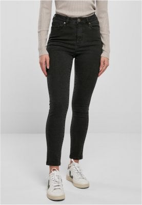 Ladies Organic High Waist Skinny Jeans 1