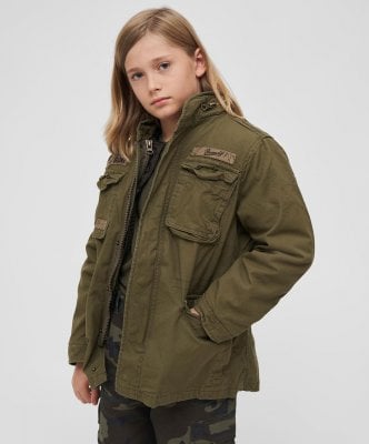 M65 Giant jakke oliven - Børn model