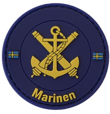 Svensk flåde 3D PVC patch 1
