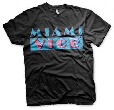 Miami Vice Distressed Logo T-Shirt 1