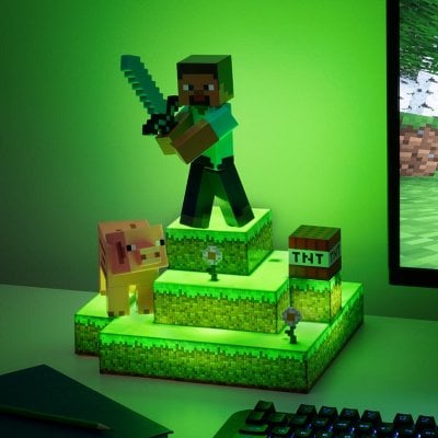 Minecraft - Steve - Diorama lampe